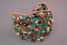 Copper Wave Bracelet
